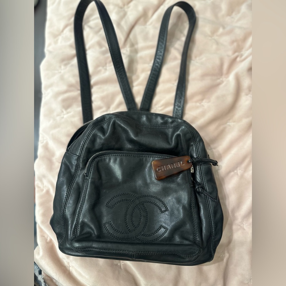 Chanel Lambskin CC Timeless Backpack